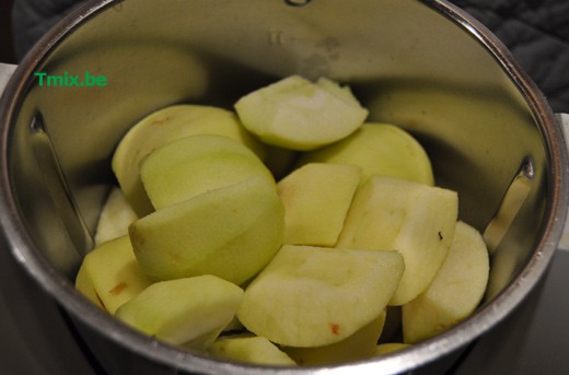 appels in Thermomix voor Appelmoes