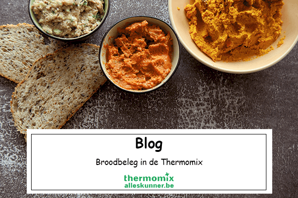 Thermomix broodbeleg gemaakt i nde Thermomix