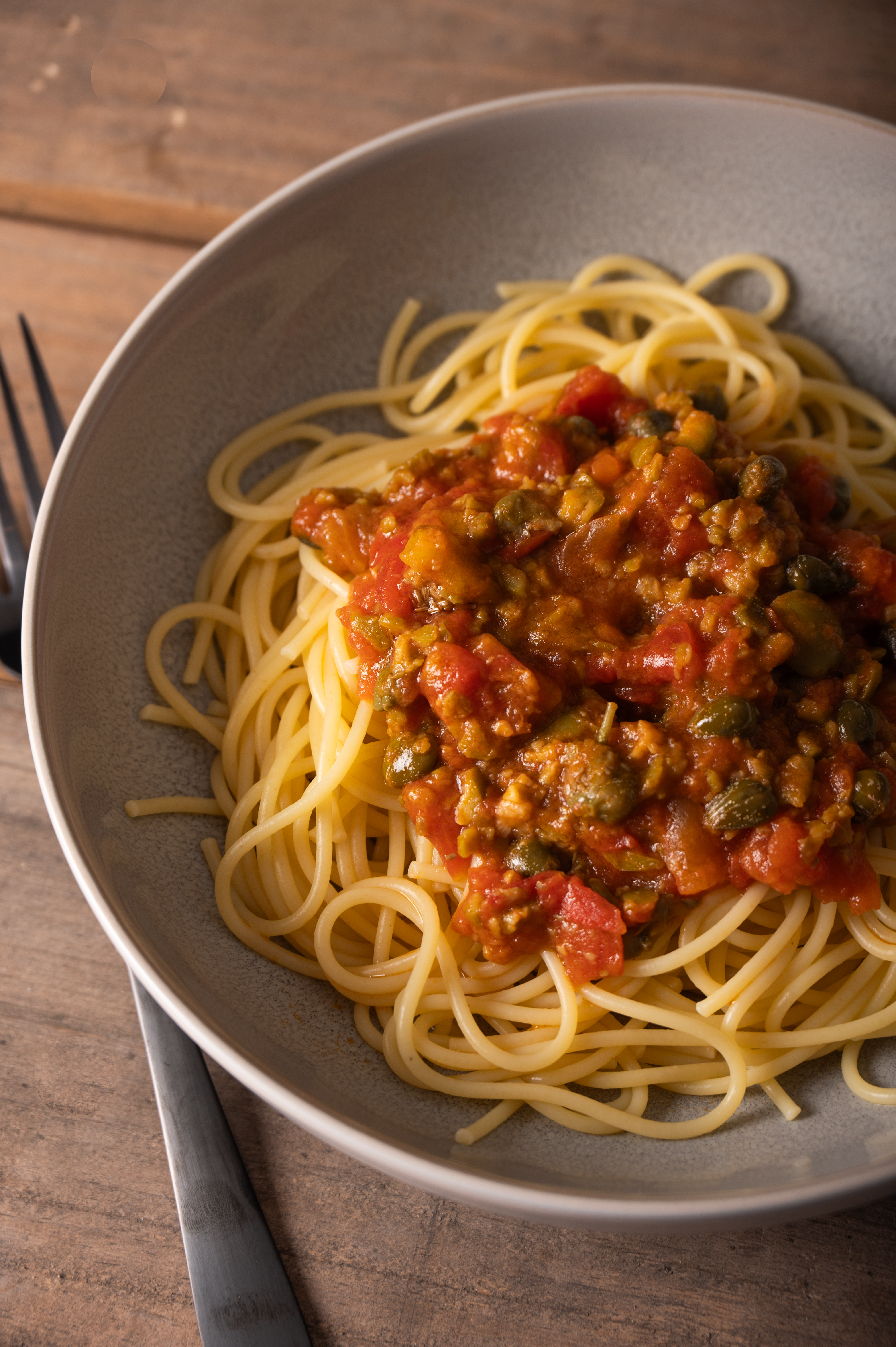 Thermomix pasta alla puttanesca