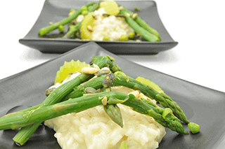 Risotto met asperges in Thermomix