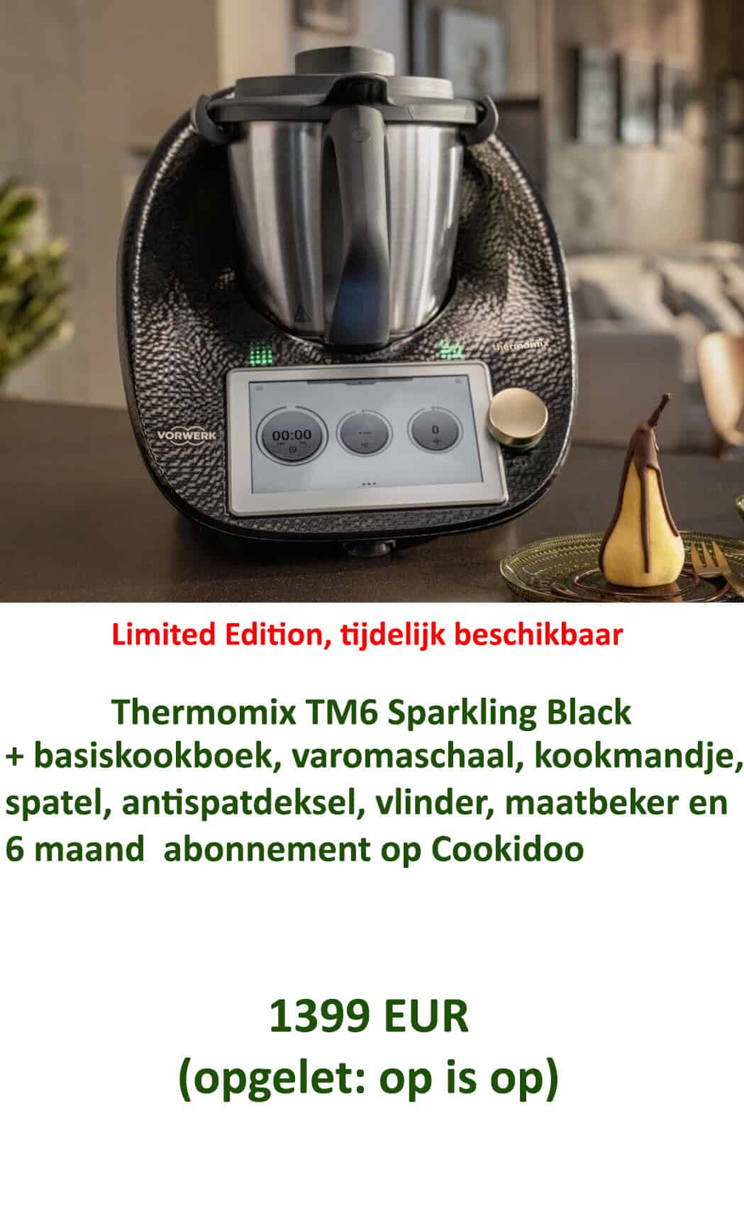 Thermomix TM6 sparkling black limited edition