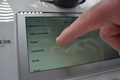thermomix taalkeuze